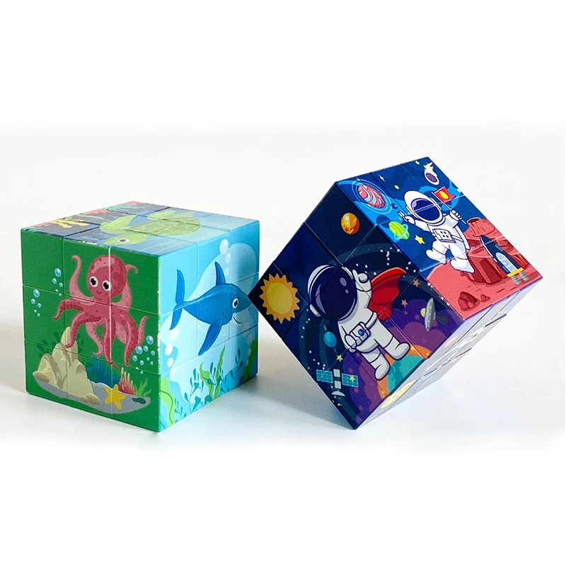 UV printing Customization Magic Cube toy for kids 5.6 cm Promotional Magic Cube