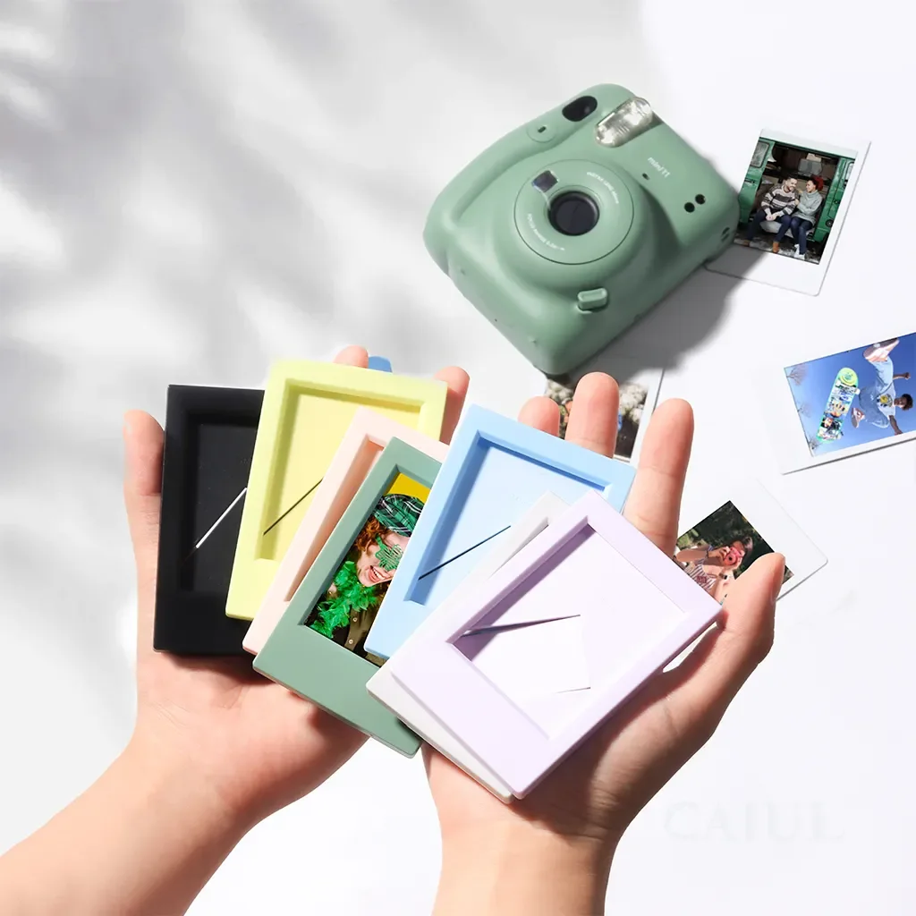 Classic ABS Kpop Style Tabletop Mini Picture Frame 2X3 Picture Photo Frame for Fujifilm Instax Mini 12/11 Film Customized Logo