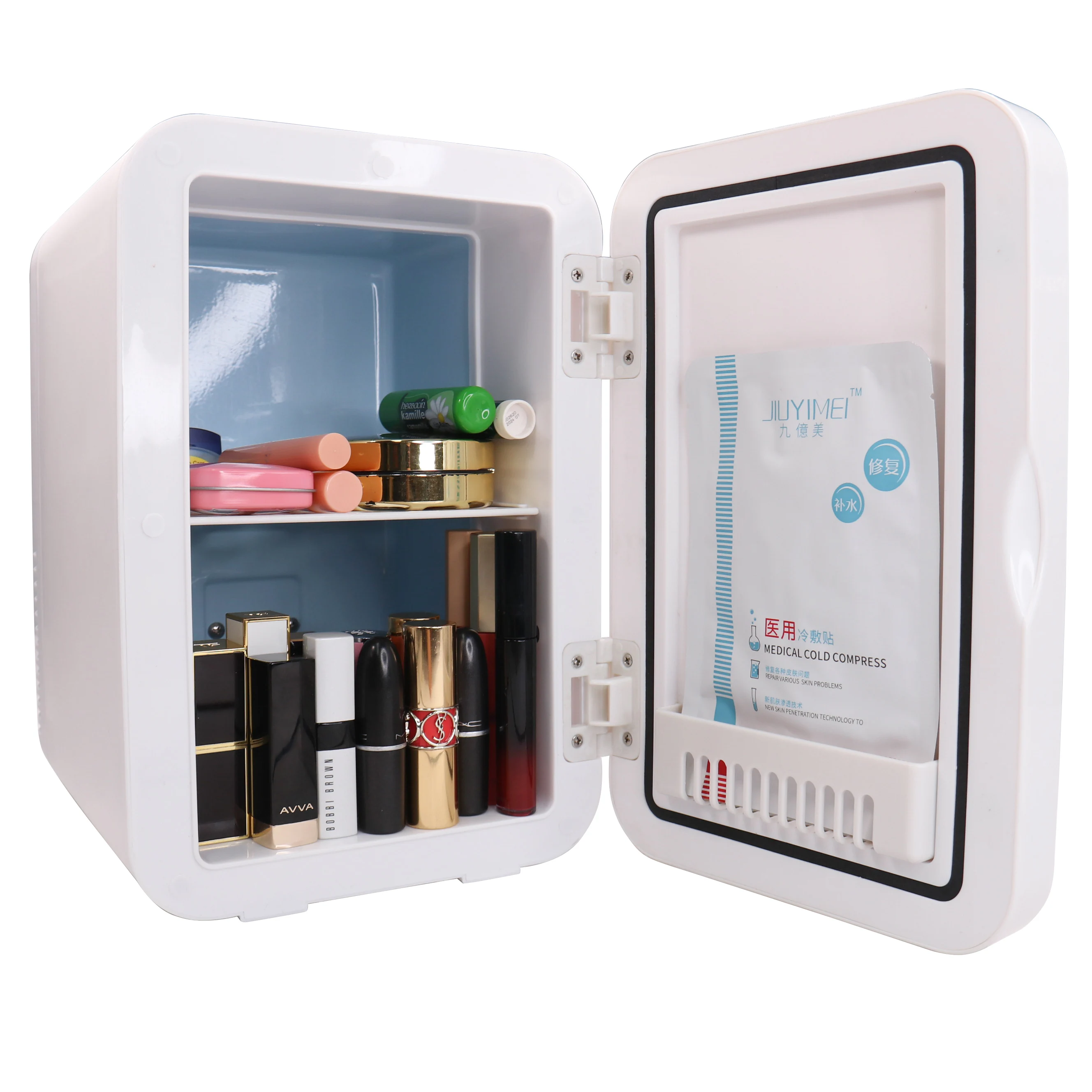 Custom Logo 6L 8L 10L 12L 20L 22L Beauty Skincare Fridge Small Cosmetic Makeup Refrigerator Customized Mini Car Freezer
