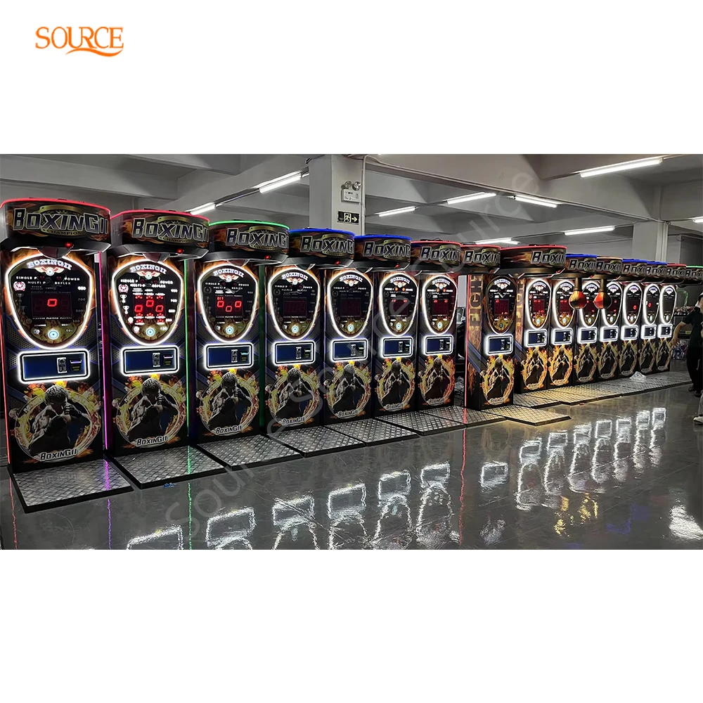 Newest Punching And Kicking Explosive Models Arcade Machine Boxing Games Boxing Punch Machine For Game Center