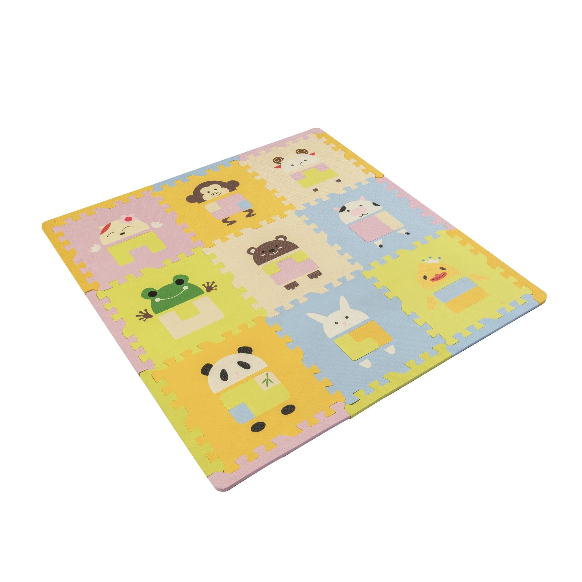 SSD Manufacturer New Design Eco Friendly Non Slip Custom OEM Private Label Korea Play Mat Eva Mat For Kids