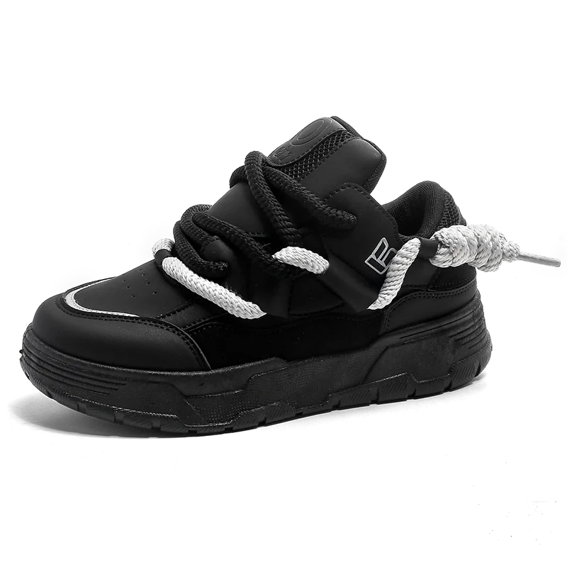 Wholesale blue bread lace up shoes men black white sneakers walking shoe luxury fancy custom print casual sport shoes women