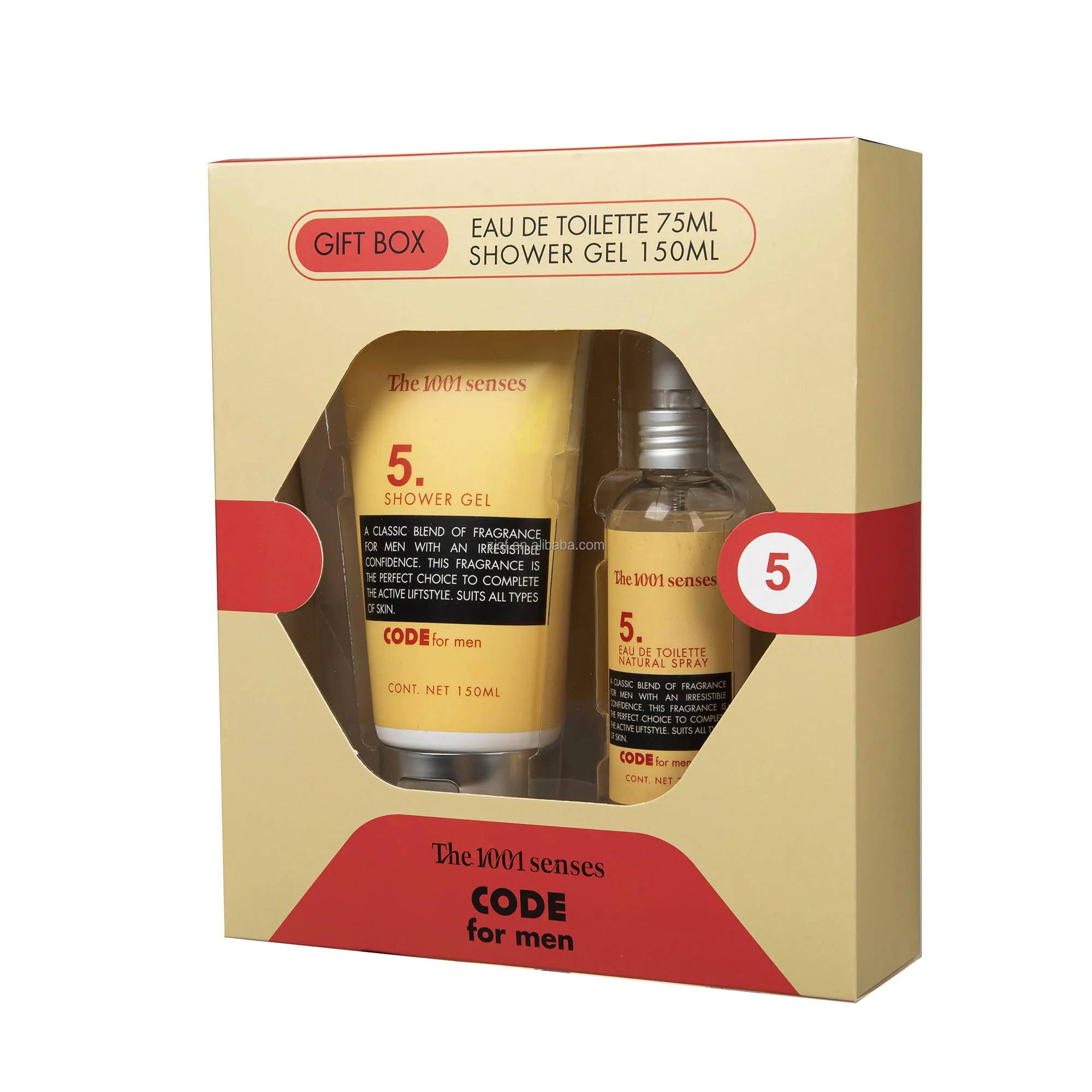 2024 Wholesale Private Label Christmas MEN Gift Set EDT And Lotion Set CODE