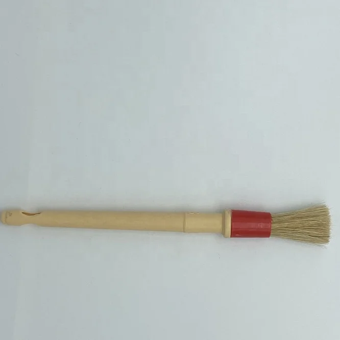 Round Sash Brush, No.8  with plastic ring and handle  for Chip Brush Italian technique  Chip round head Brush