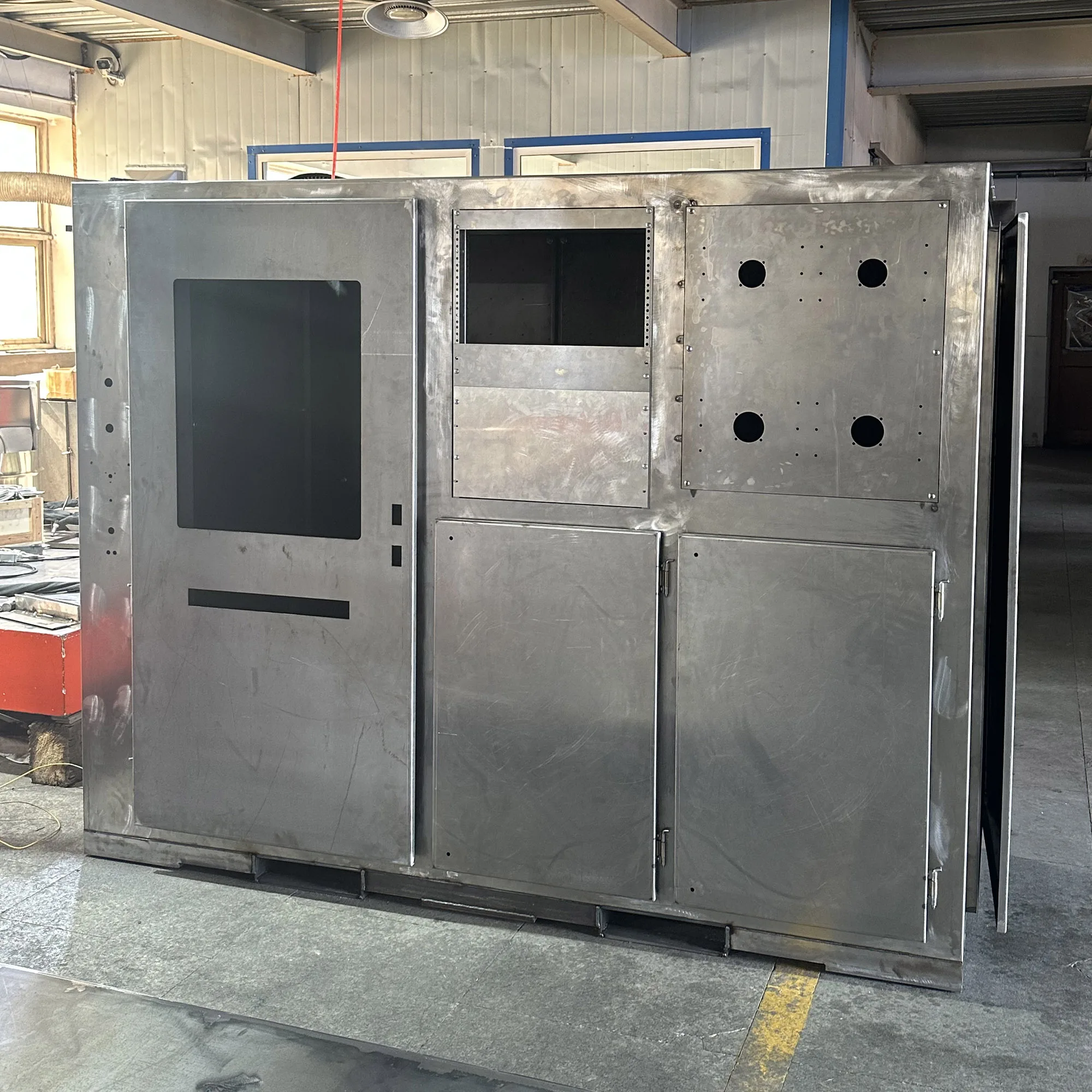 outdoor control enclosure stainless steel iron housing power equipment electrical enclosure