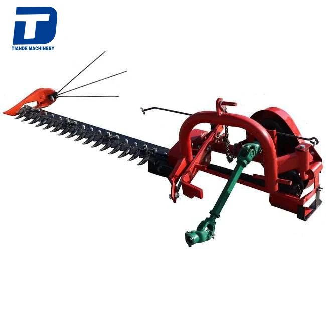 2.1 Agricultural small tractor mounted side reciprocating lawn grass sickle bar mower alfalfa cutter machine