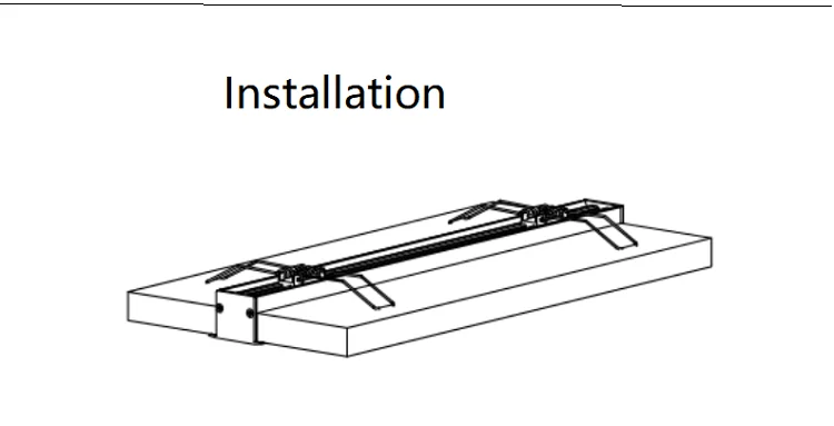 35x25mm Recessed LED Aluminum Profile Aluminium Extrusion Housing Channel for Led Linear Strips Light With Spring Clip