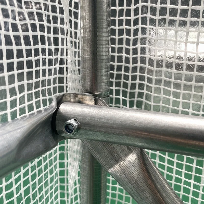 Sustainble Single Span White Plastic Fim Vegetable Growing Green House Galvanized Steel Greenhouse for Sale