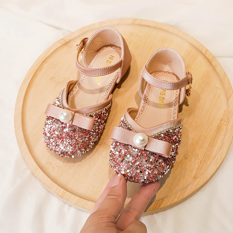 Hot Sale Fashion Flower Girls Sandals Princess Dance Party Dress Shoes for Kids girls princess shoes