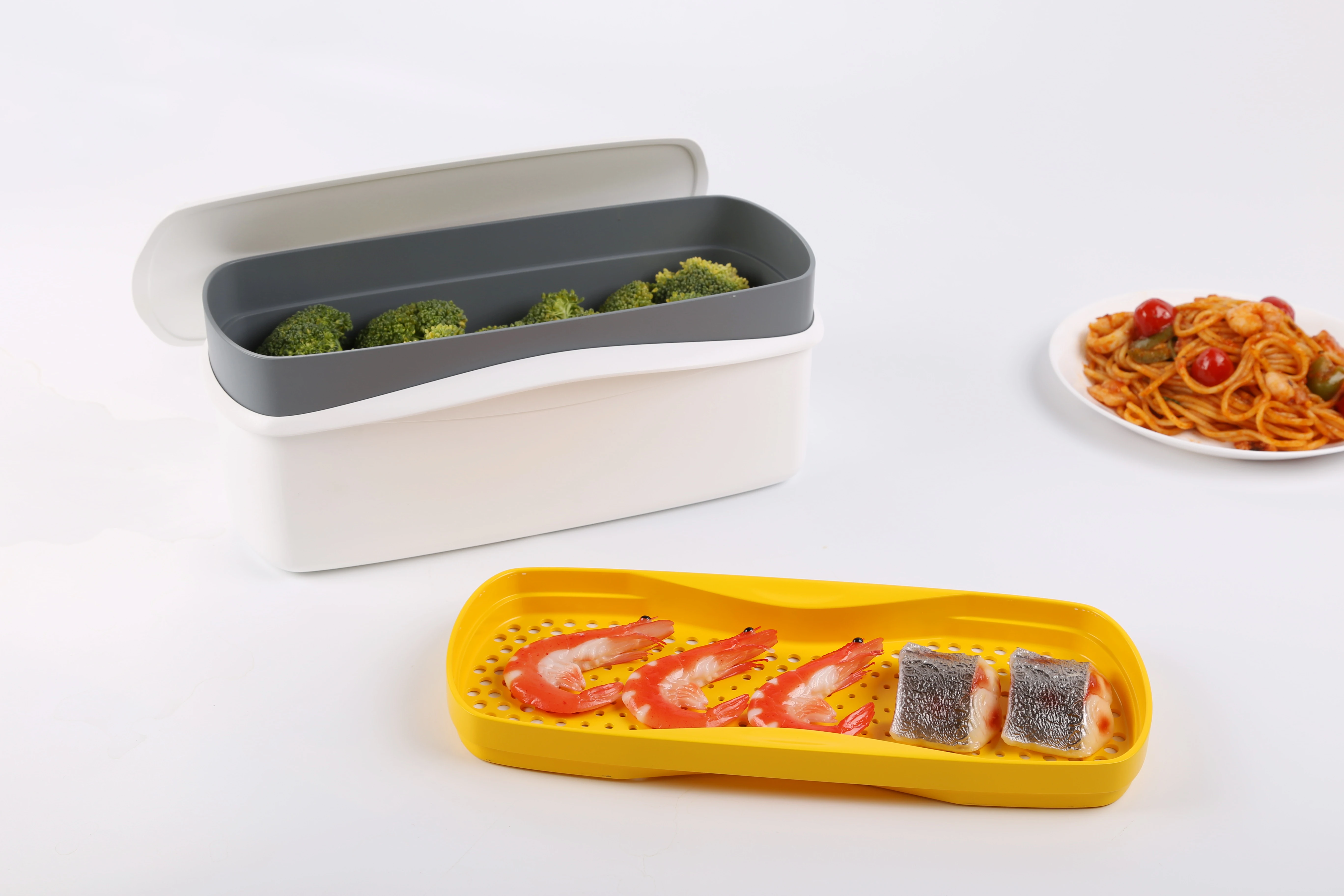 china manufacturers durable square packing reusable eco friendly safe microwave lunch box