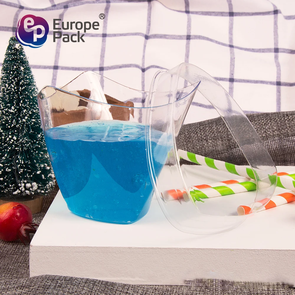 Small Dessert Cups Round Large Plastic Bowl Mini Dessert Cups