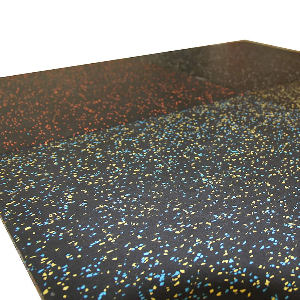 20mm thickness 50x50cm Multifunction rubber durable gym floor interlocking rubber tile for outdoor and indoor usage