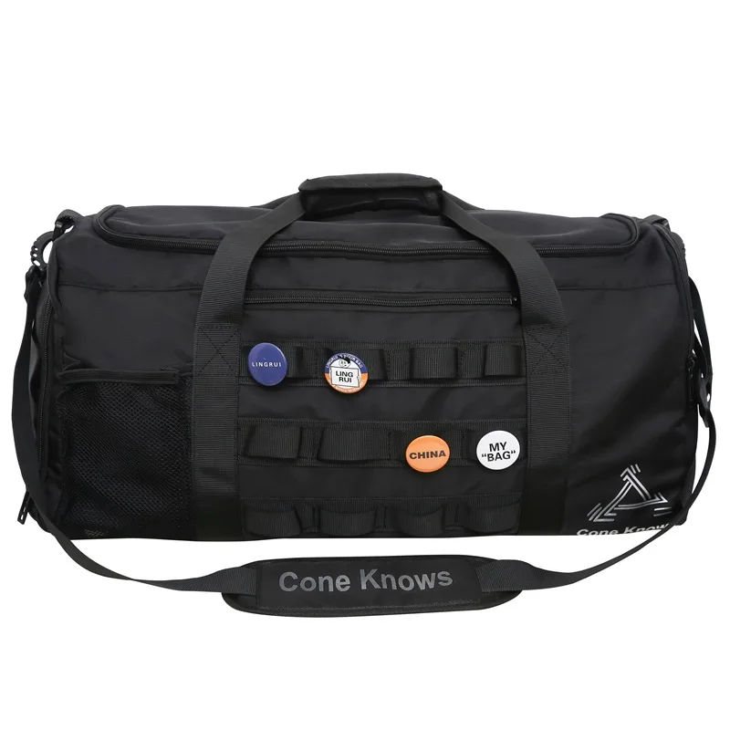 Manufacturer Portable Nylon Fitness Gym Sports Bag Duffle Cheap Custom Larger Mens Waterproof Duffel Bag For Unisex