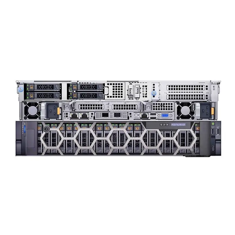Используемый D ell PowerEdge R760xa 2U стойка сервер двойной Xeon Gold CPUs 64 ГБ DDR5 Высокая масштабируемость идеально подходит