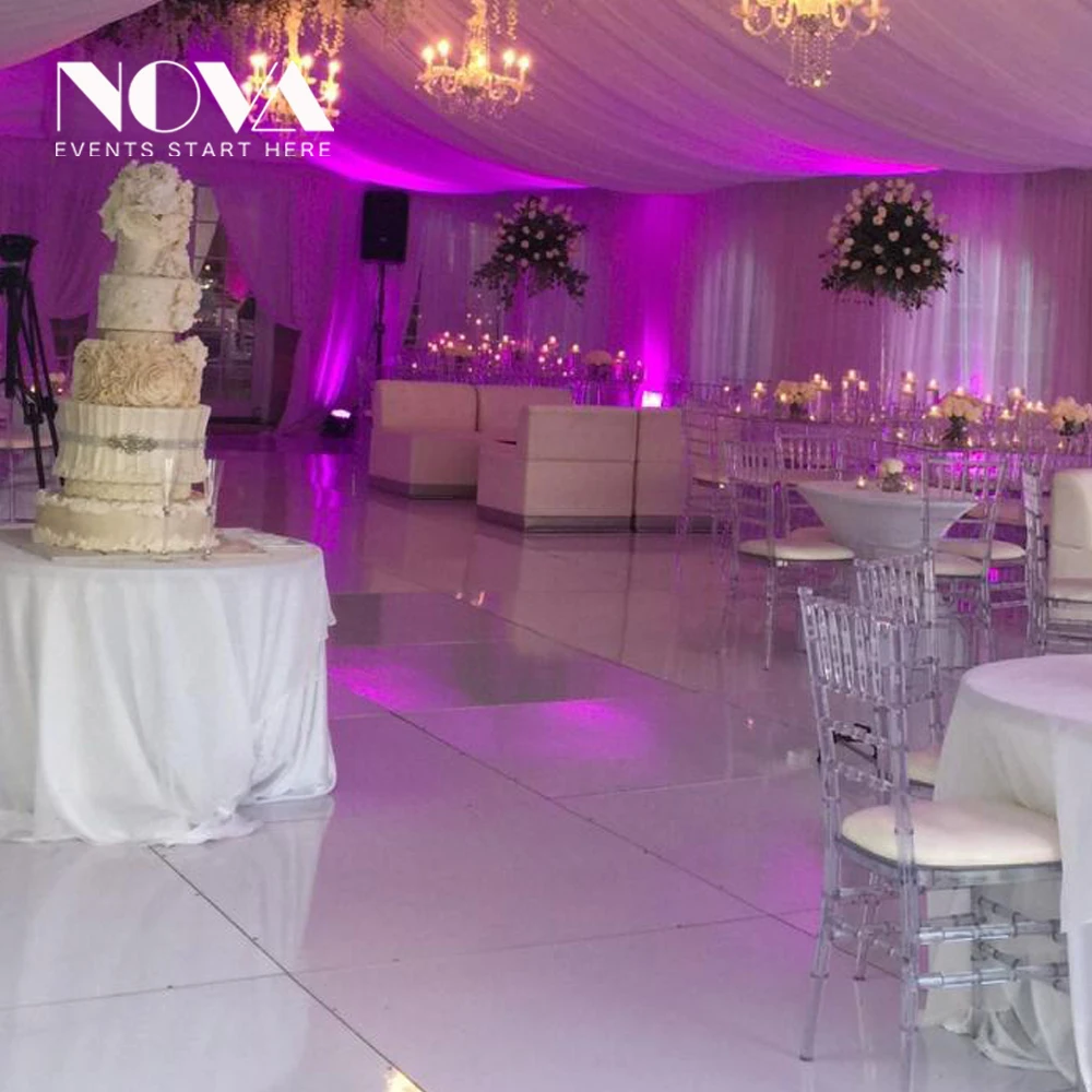 High quality portable break dance floor white