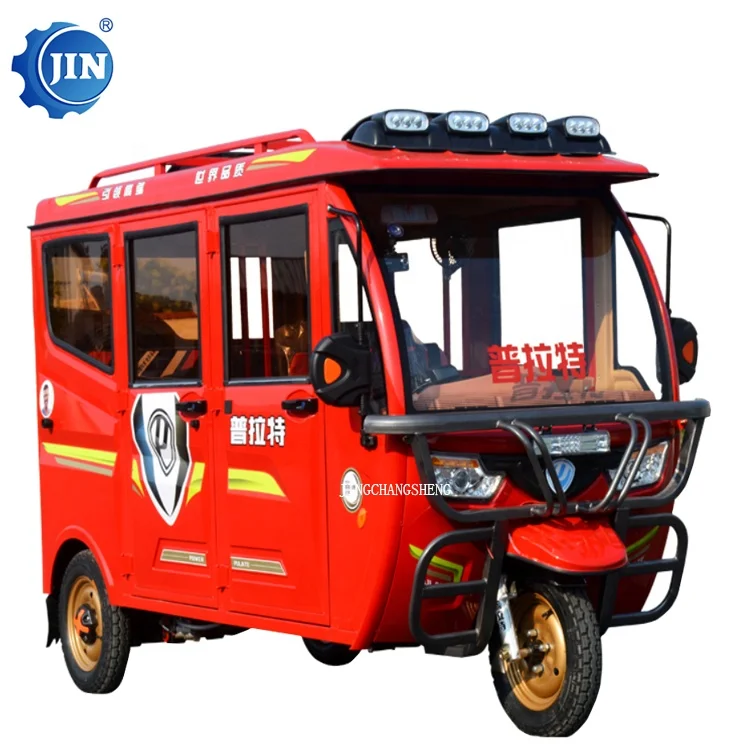 New Electric Tricycle Fully Enclosed Cabin Passenger Three Wheel Tuk Tuk