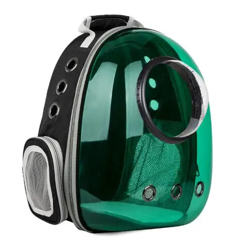 New fashion transparent pet travel cage outdoor dog backpack cat carrier bag pet backpack
