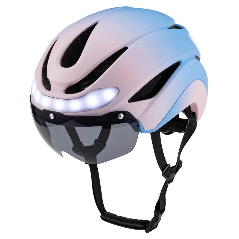 New customize Mtb bike helmets multiple colors choices from city road night riding with turn signal bicycle cycling helmet