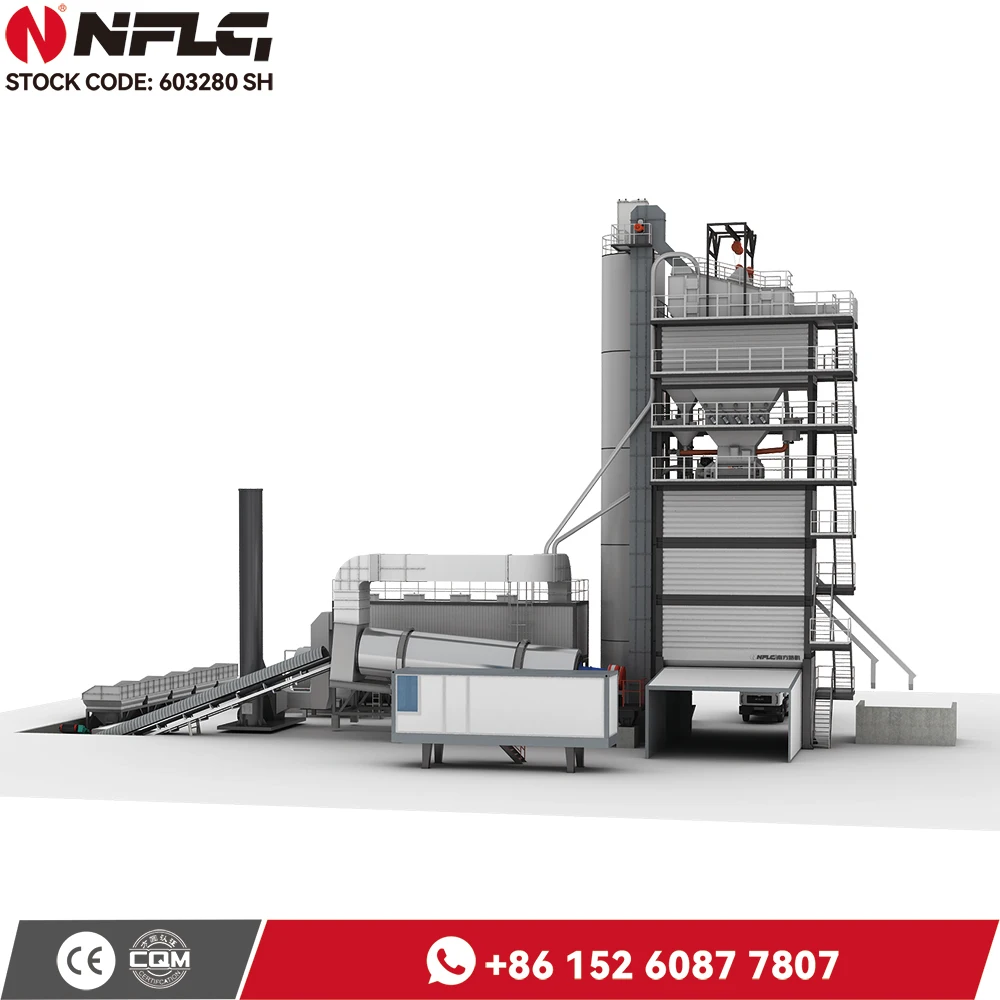 Hot Mix 160tph Fixed Asphalt Mixing Plant