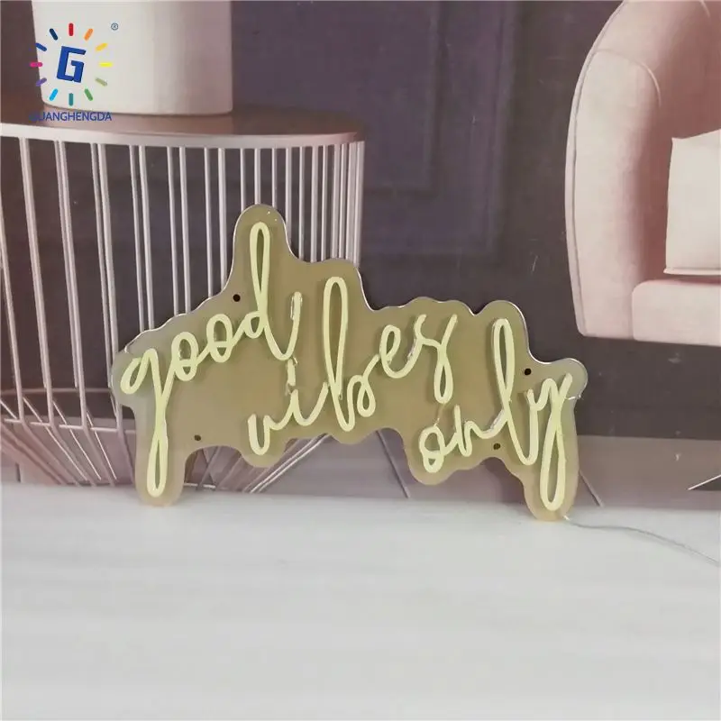 Wholesale Glow Neon Sign Keychain 2024