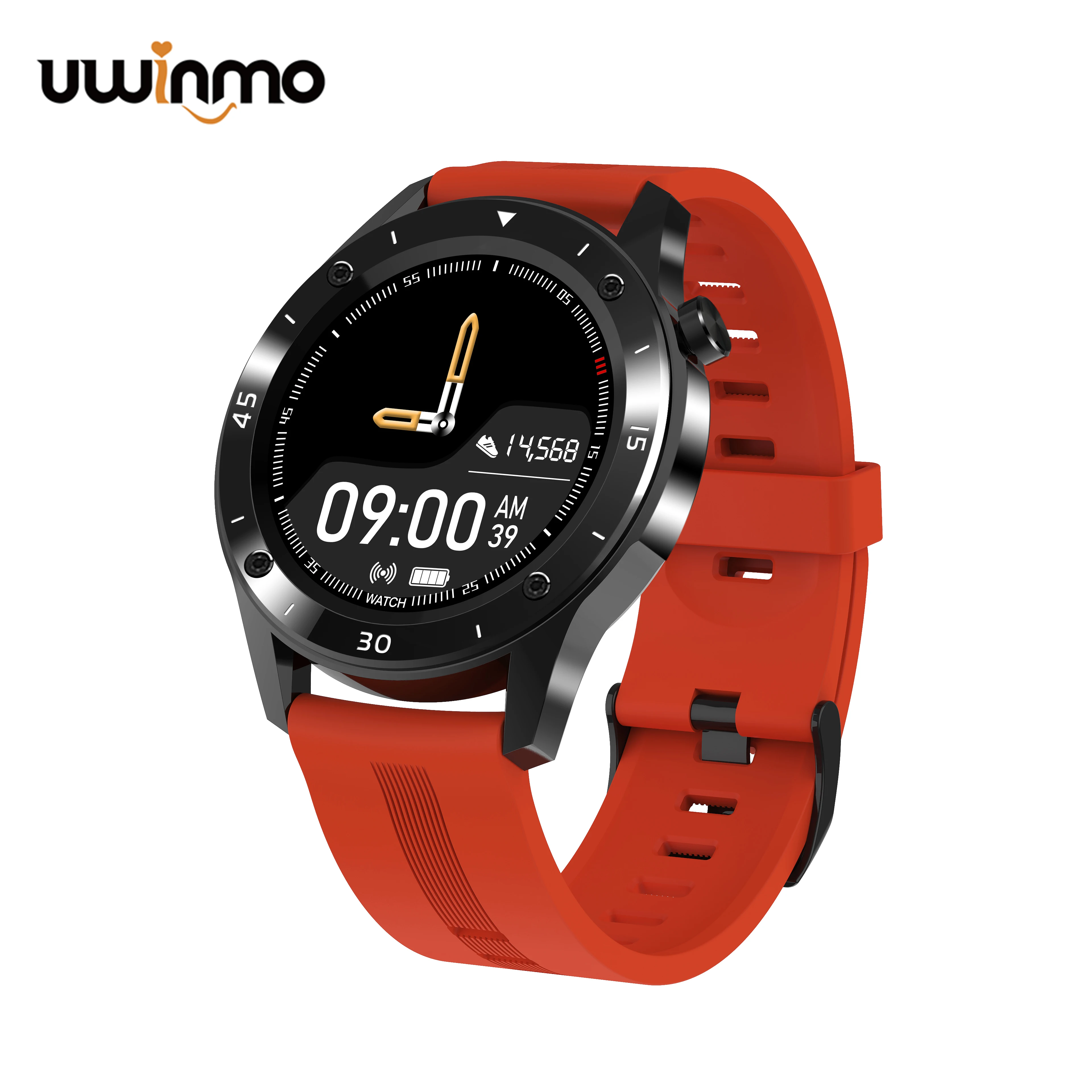 Пульсометр погода браслет экран 1,54 дюймов Удаленная камера F22 синий зуб Смарт-часы