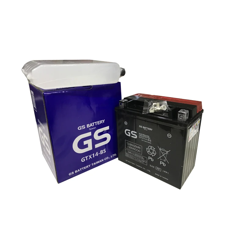 
Super Power High Quality GTX14-BS Motorcycle Battery 