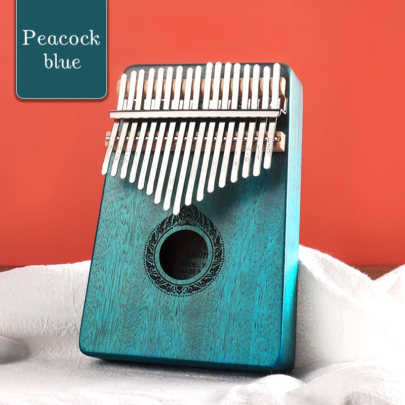 Top Starway Custom Solid Top Mahogany Kalimba 17Keys Thumb Piano Children Music Instrument Calimba