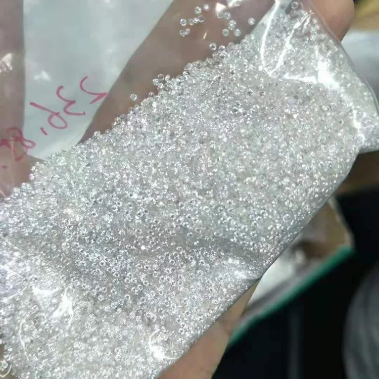 0.8mm 1mm 1.2mm 1.3mm 1.4mm 1.5mm 2mm 3mm DEF Loose Gemstone VVS Round Shape White Moissanite Stone