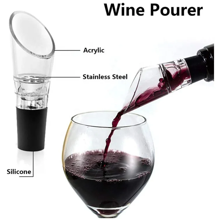 
Factory Supplier Leak-Proof Innovative Products Luxury Pump Champagne Stopper Bottle With Set 