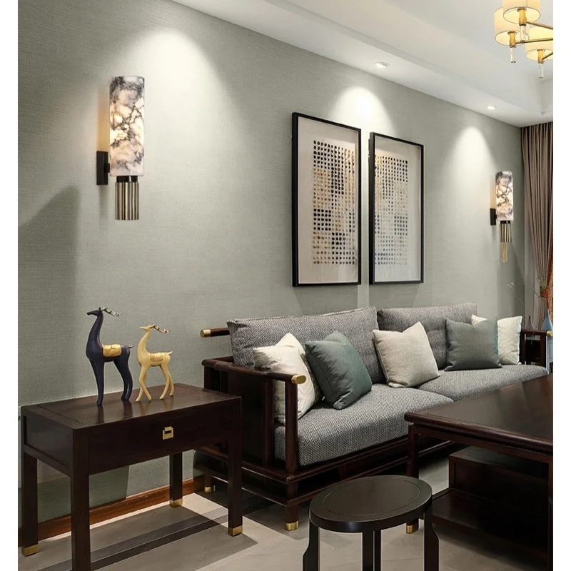Modern marble wall lamp LED wall light luxury brass wall sconce for living room bedroom BY3004