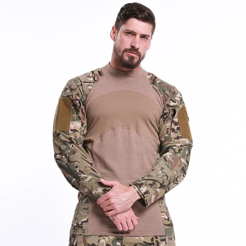 Outdoor camouflage three generations frog suit long-sleeved work clothes autumn and winter training suit A656