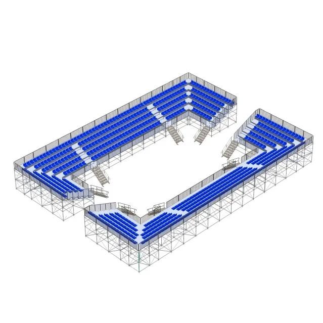 Football soccer stadium seat stadium seating chairs plastic bleacher seats outdoor indoor aluminum sports gym layher grandstand
