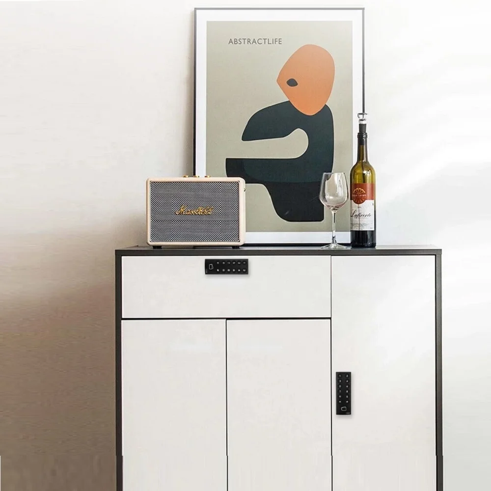 Factory Mifare 1 Rfic Card One Time Code Electronic Rf Wristband Wardrobe Locker Lock Public Digital Cabinet Lock with Card