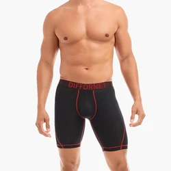 Mens Underwear High Quality Custom Logo Solid Cotton Stretch Knitted Breathable Shorts Mens Boxer Briefs Manufacturer