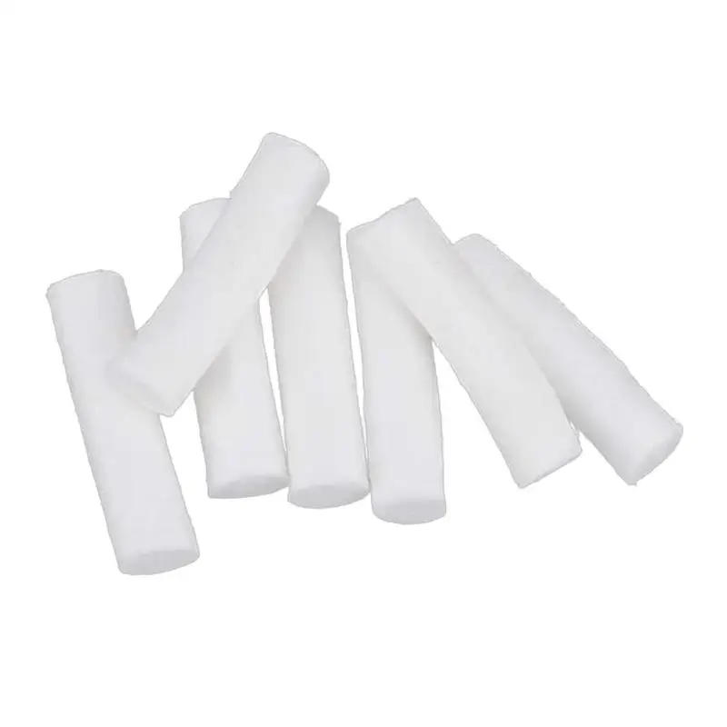 dental cotton rolls tooth nose gem