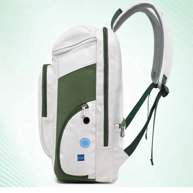 Large Capacity Portable Tennis Racket Bag Durable Waterproof Tennis Paddle Gym Sports Backpacks with Shoe Compartment