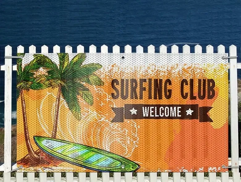 Wholesale Custom Vinyl Signs Banner Printing Outdoor advertising 10OZ 340G 440G PVC Mesh Banners