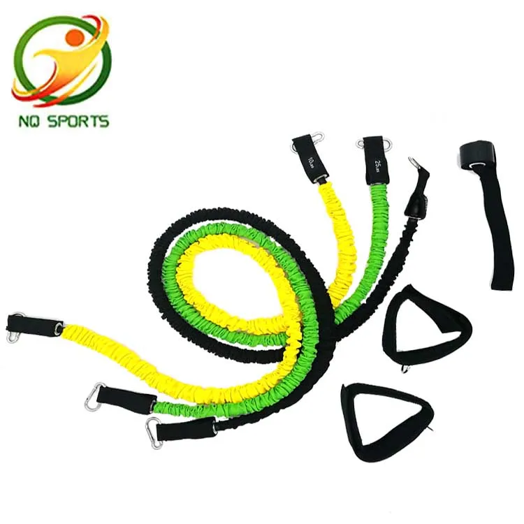 11pcs/set Fitness Equipment Pilates Tubes,Elastic Bands Gym Workout Resistance Bands