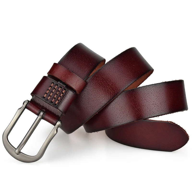 Оптовая продажа по индивидуальному заказу, высокое качество, из кожи с натуральным лицевым покрытием; Пояс мужской поясной ремень с пряжкой прочные, модная обувь из натуральной кожи, мужская сумка на пояс