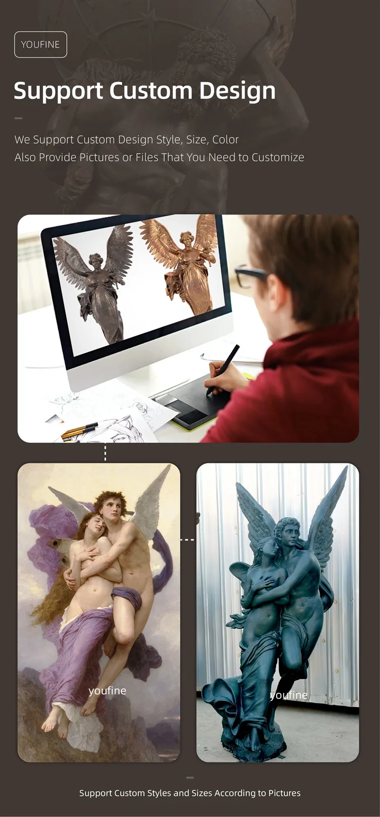 youfine bronze sculpture design