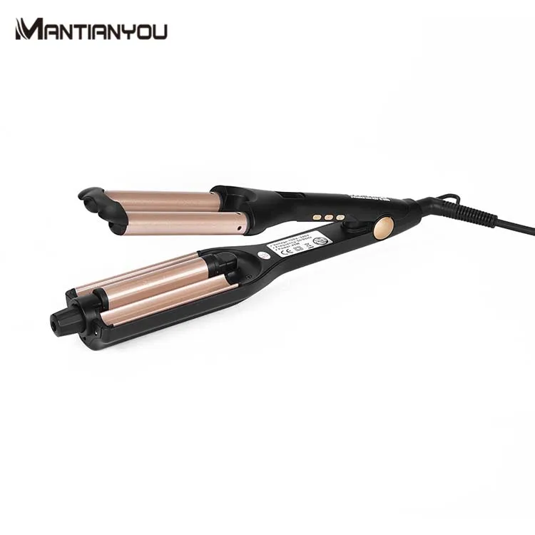 Household hair crimper new fashion triple barrel hair curler salon curling iron Professional