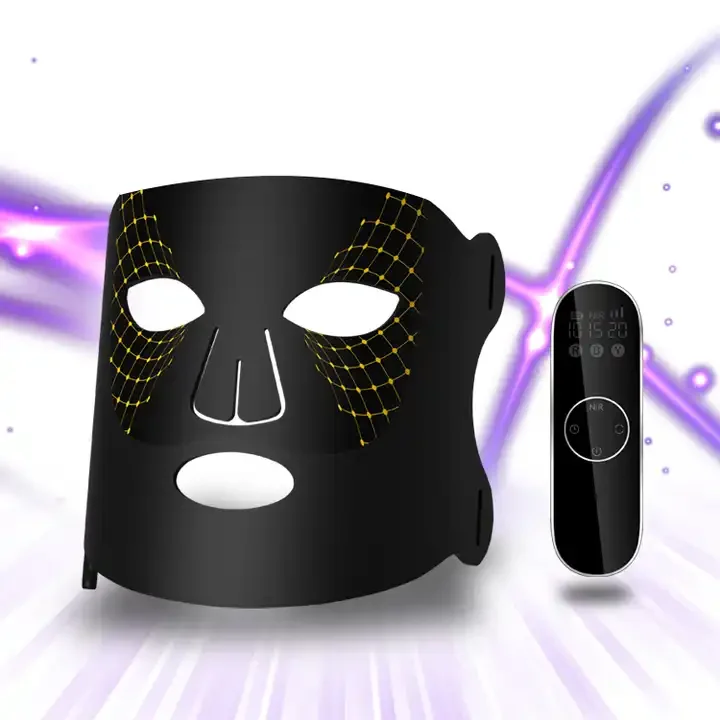 Top selling products 2024 silicone facial mask 850nm red light mask with infrared light therapy