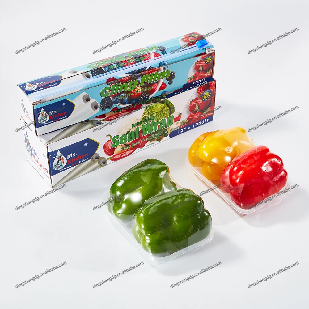 Hand Stretch Film Plastic Film Polyethylene Cast Thick Plastic Packaging Package Customized Soft Transparent Pe Film