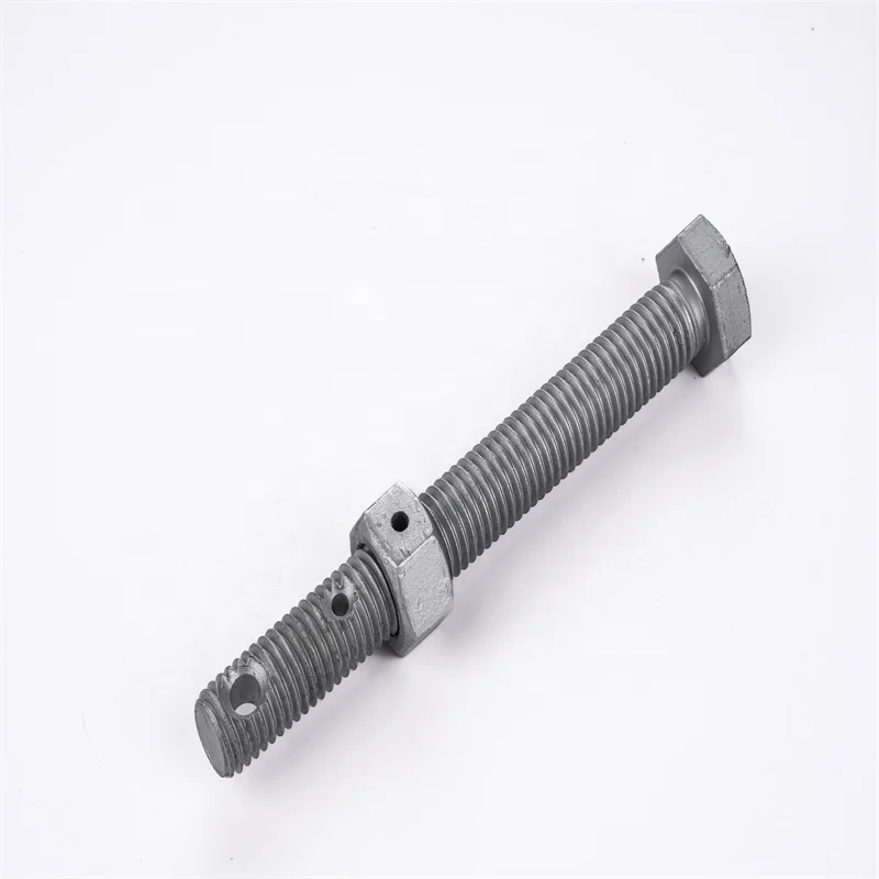 Steel Angle Type Anchor Rod Thimble Eye Bolt Hex Bolt Design-Metric Measurement System