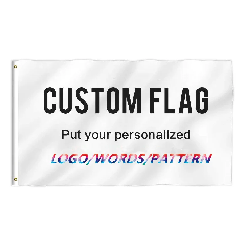 Fast Shipping Inventory Scrolling Promotional Flags Banners Sports And Games Party Gifts Sports Custom 3x5ft Double Sided Flag