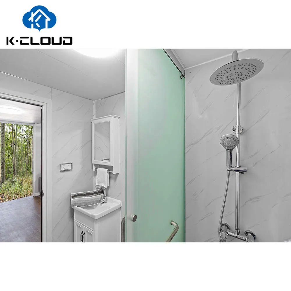 Easy Folding 40 Ft 20 Ft Prefab Container Expandable House Insulated Mobile Prefabricated Home 3 Bedroom With Kitchen