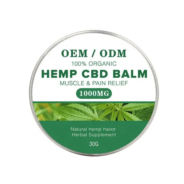 All Natural Ointment Extract, Relieves Body Discomfort, High Quality Hemp Balm
