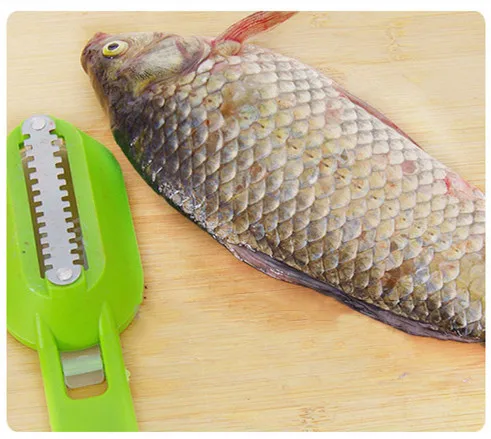 Kitchen Gadgets 2020 New Designs Cleaning Fish Skin Scraping Scales Planing Fish Scale Remover