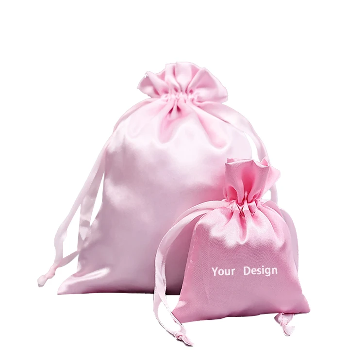Satin Pouch Jewellery Satin Silk Jewelry Pouch Custom Satin Silk Pouch Gift Bags