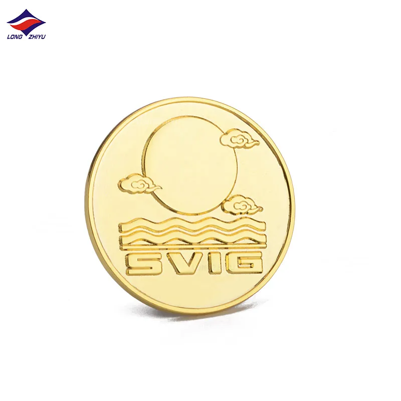Longzhiyu professional corporate badges manufacturer custom specialty logo lapel pins factory wholesale employee metal gold pins